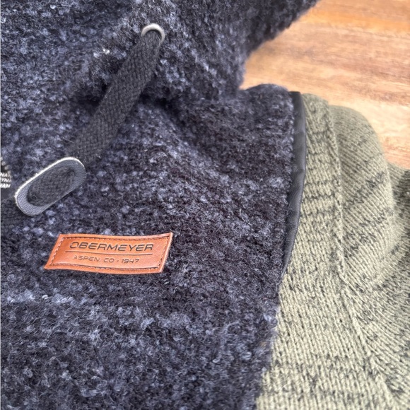 Obermeyer Ella Fleece Green and Black Zip-Up Hoodie size Small - Picture 9 of 16